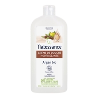 500ML Natessance DOUCHE 500 ML Crème de douche Argan Fleur d'Oranger  1 of 2 