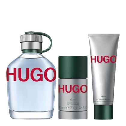  HUGO BOSS HUGO MAN Coffret eau de toilette + déodorant + gel douche  1 of 4 