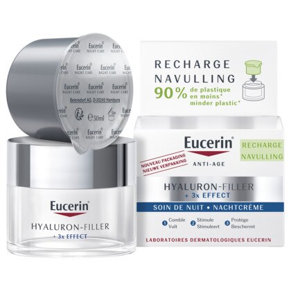 50ML EUCERIN HYALURON-FILLER 3x effect recharge anti-age soin de nuit  1 of 4 