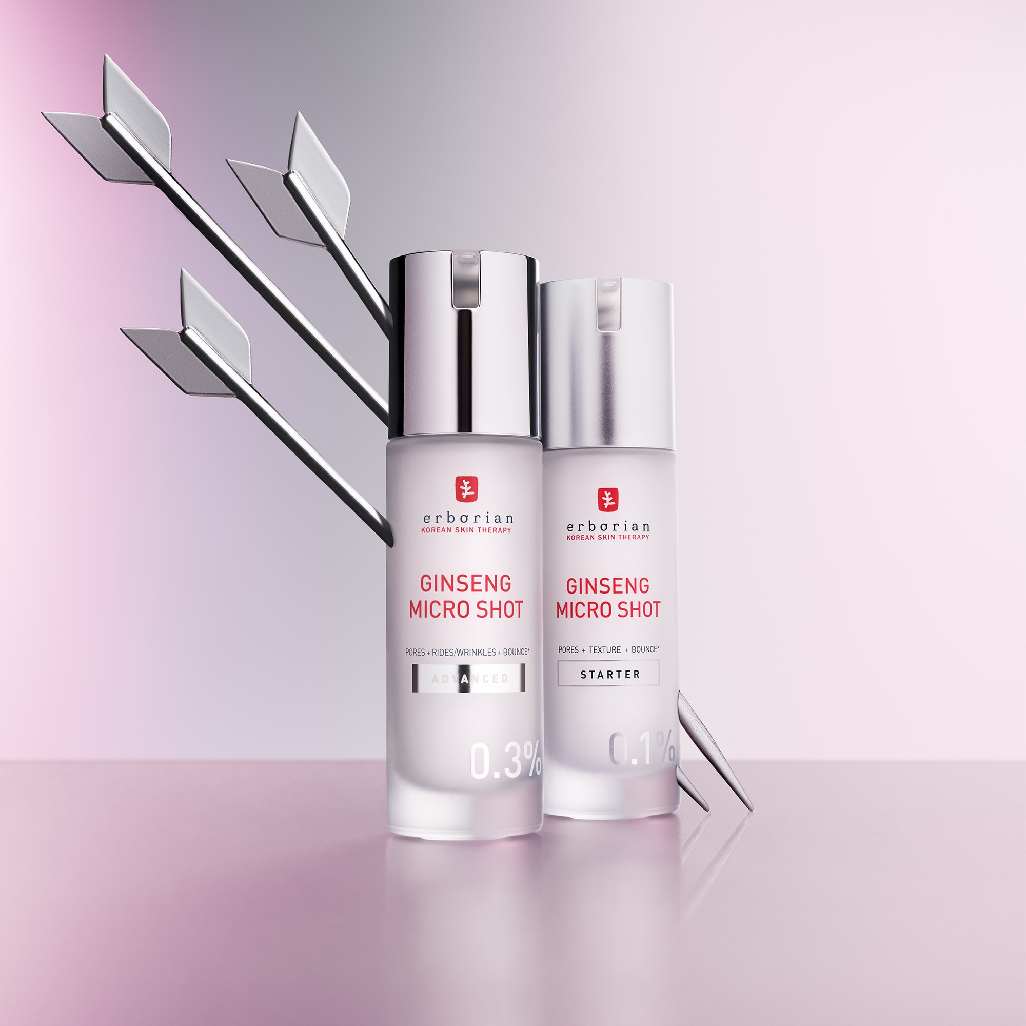 30ml ERBORIAN GINSENG MICRO SHOT ADVANCED 0.3 Sérum intensif micro-infusion retexturant (concentration en spicules 0.3%)  1 of 3 