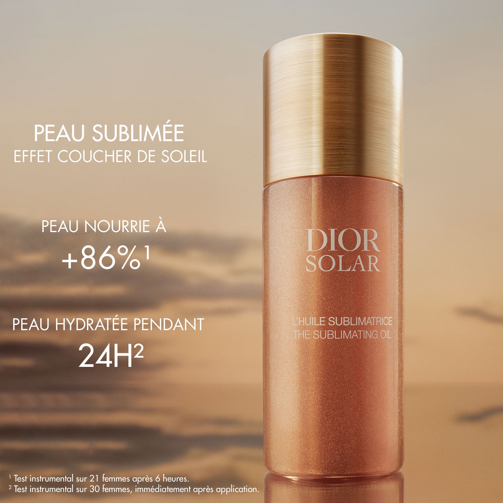 120ML DIOR DIOR SOLAR L'huile sublimatrice et perfectrice d'éclat - corps, visage & cheveux  1 of 4 