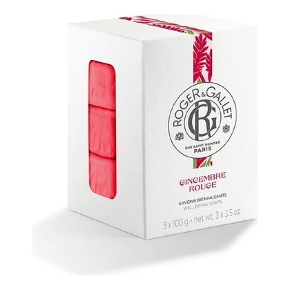  Roger & Gallet GINGEMBRE ROUGE Coffret savons bienfaisants  1 of 4 