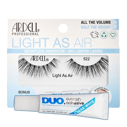  ARDELL LIGHT AS AIR Faux-cils légers 522 + colle  1 of 4 