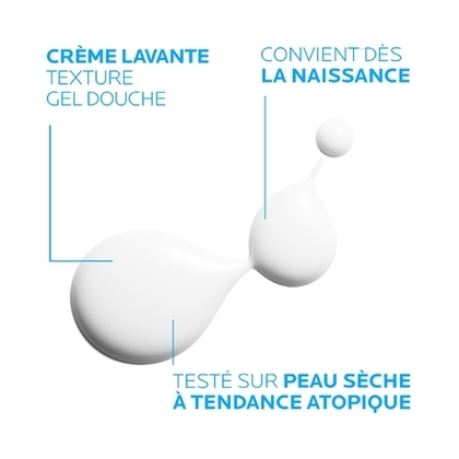 400ML LA ROCHE POSAY LIPIKAR AP+ Crème lavante relipidante triple-réparation eczema atopique  1 of 4 