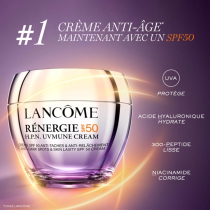 Crème anti-âge avec spf