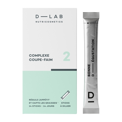 D-lab Nutricosmetics - Minceur - Complexe Coupe Faim 14 Sticks - 84g