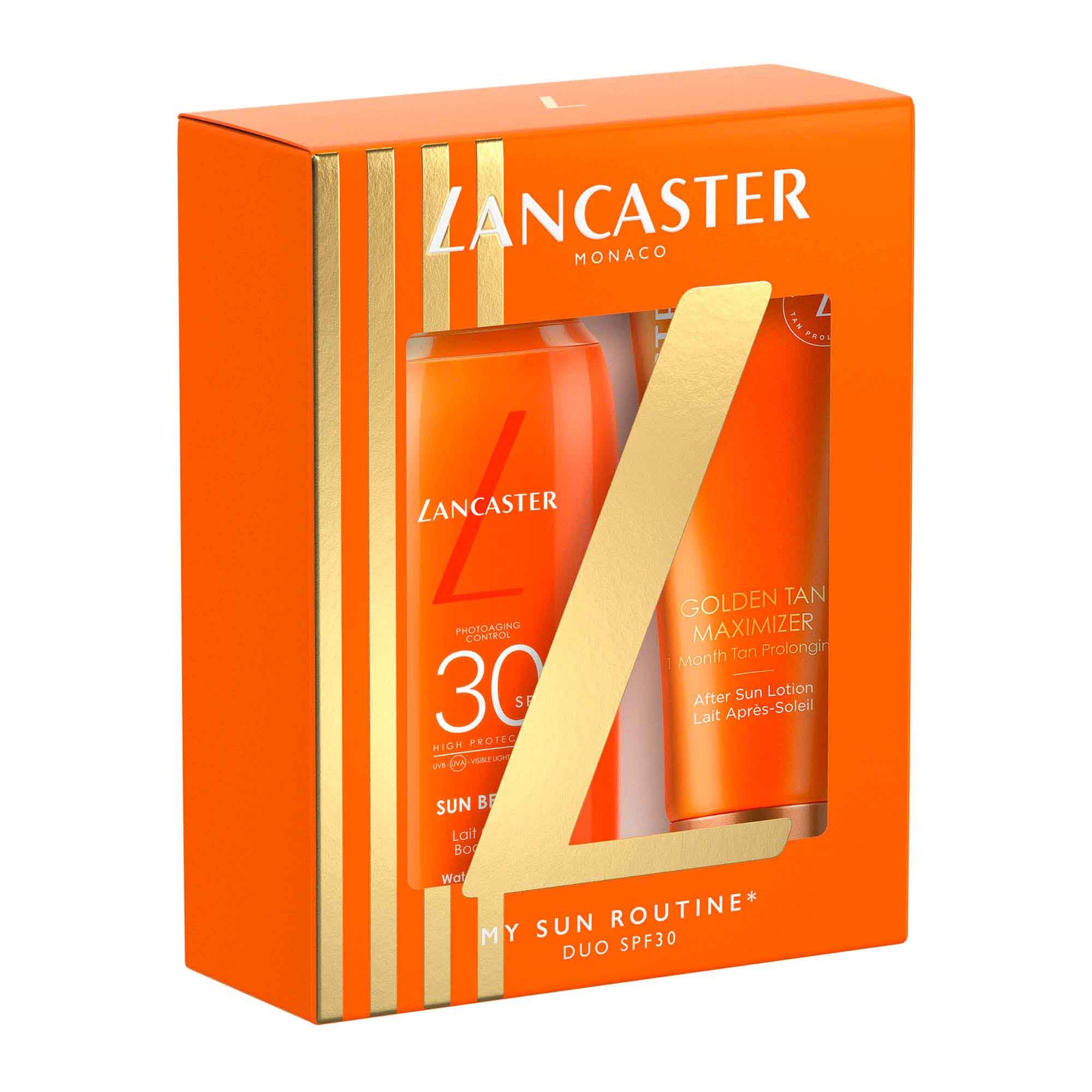 Lancaster - Lancaster Sun Beauty - Coffret Lait Corps Sun Beauty Spf30 + Lotion Après-soleil Golden Tan Maximizer Visage Et Corps