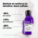 300ML L'ORÉAL PROFESSIONNEL KERATIN ALPHA SLEEK Shampoing disciplinant  2 of 4 Shampoing disciplinant