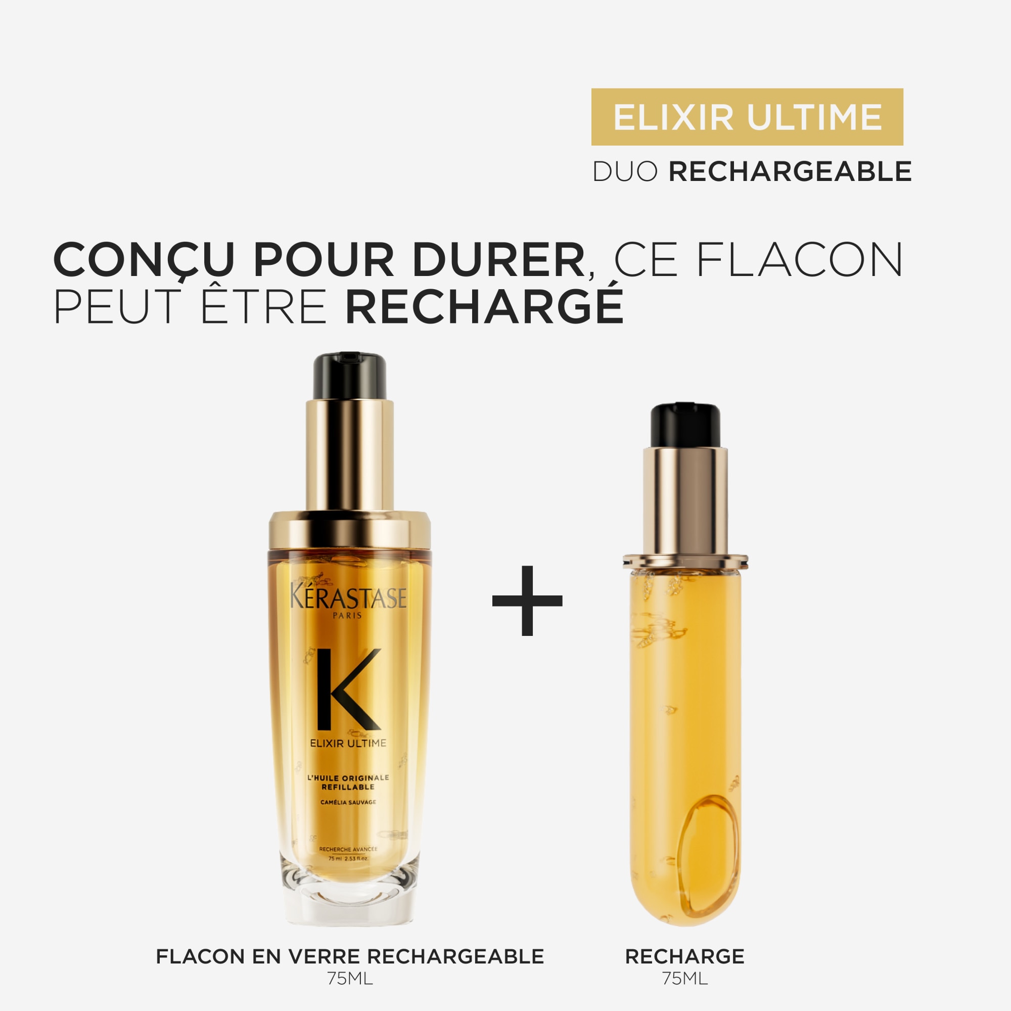 L'huile originale sublimatrice - rechargeable