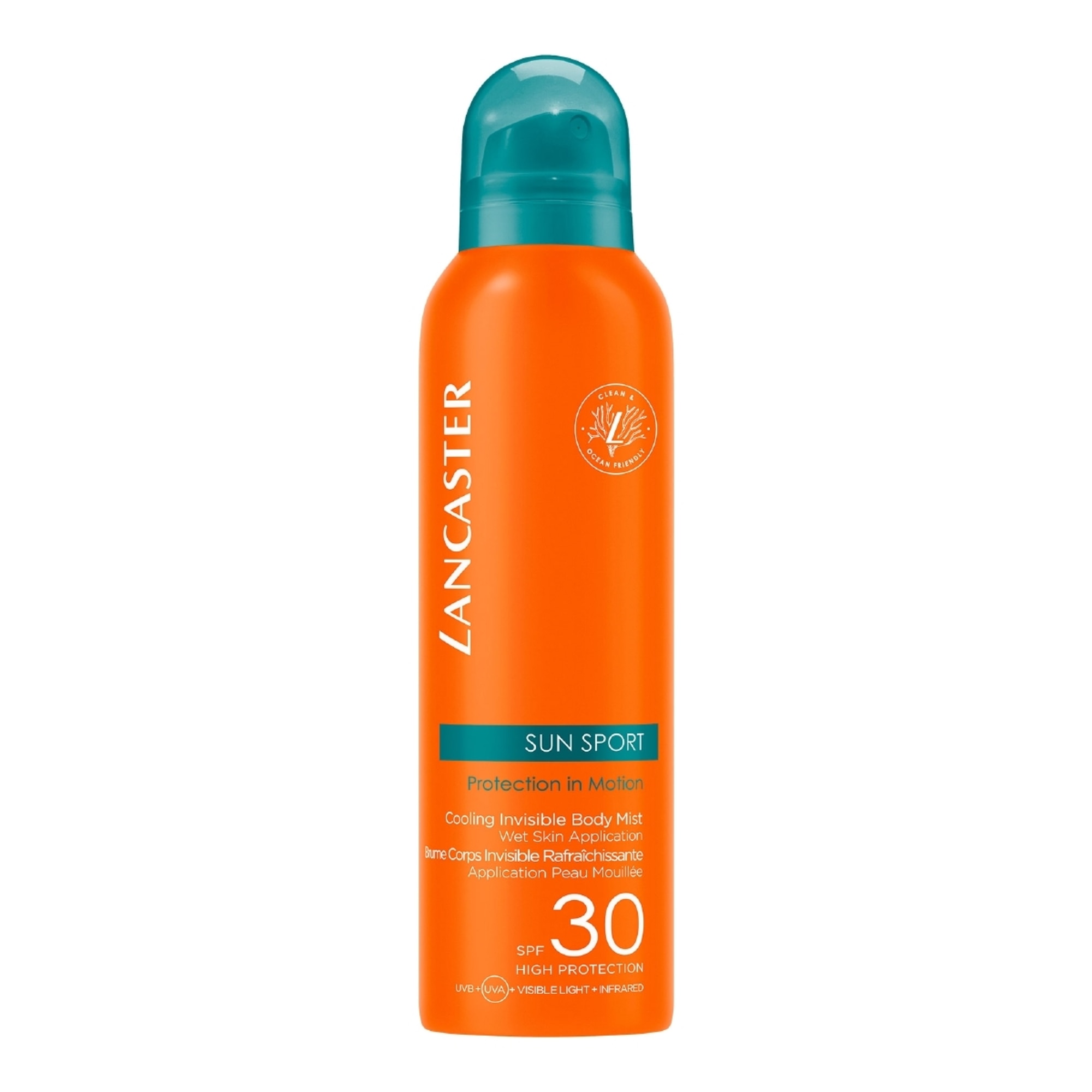 Lancaster - Sun Sport - Brume Invisible Rafraîchissante Application Peau Mouillée Spf30 - 200ml