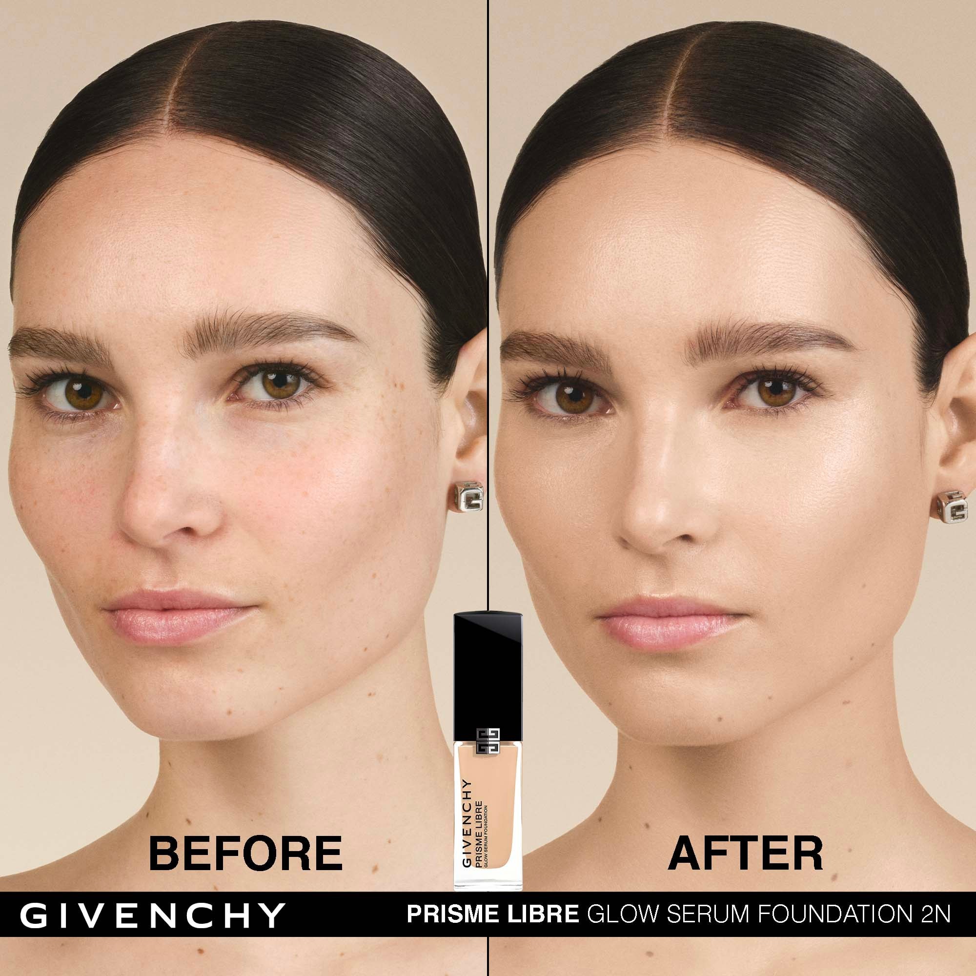  GIVENCHY PRISME LIBRE GLOW SERUM FOUNDATION Fond de Teint Soin-Perfecteur Eclat Floutant 24H & Hydratation 48H  1 of 4 