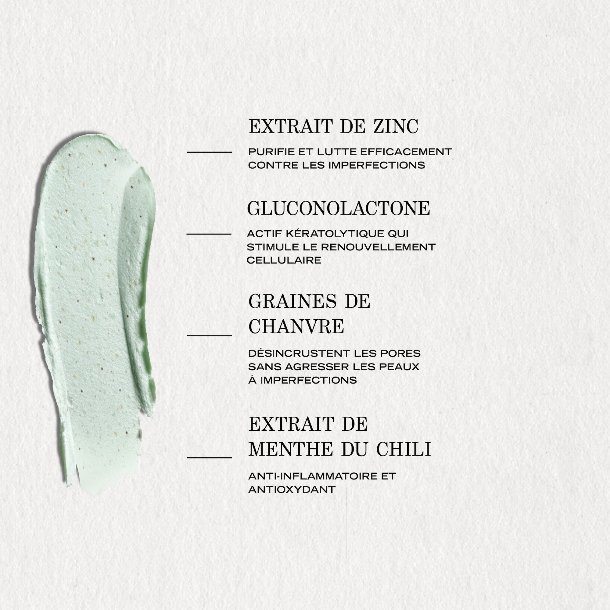 Stick gommant purifiant