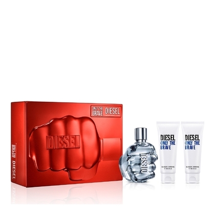  DIESEL ONLY THE BRAVE Coffret eau de toilette + 2 x laits pour le corps  1 of 4 