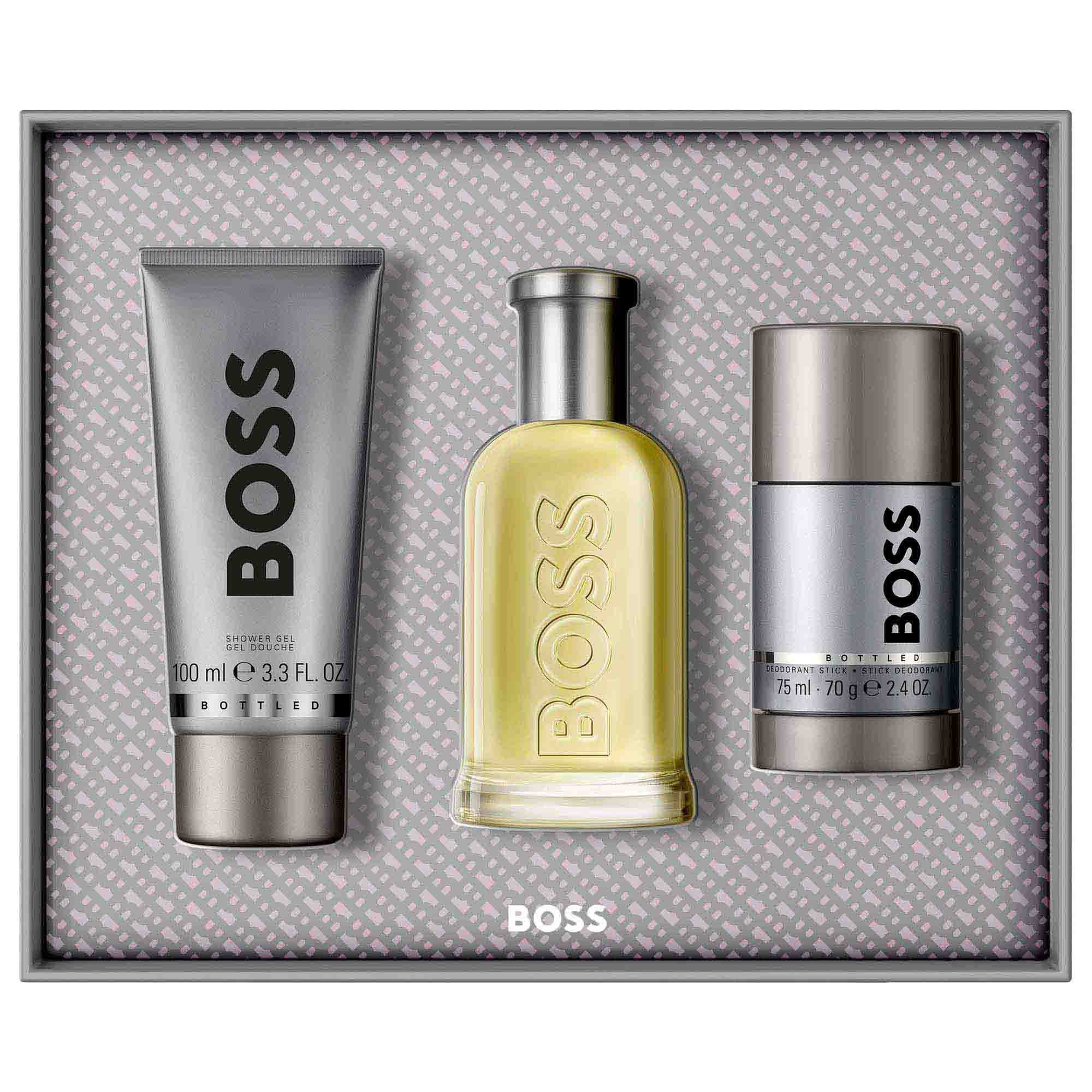  HUGO BOSS BOSS BOTTLED Coffret eau de toilette + gel douche + déodorant  1 of 4 