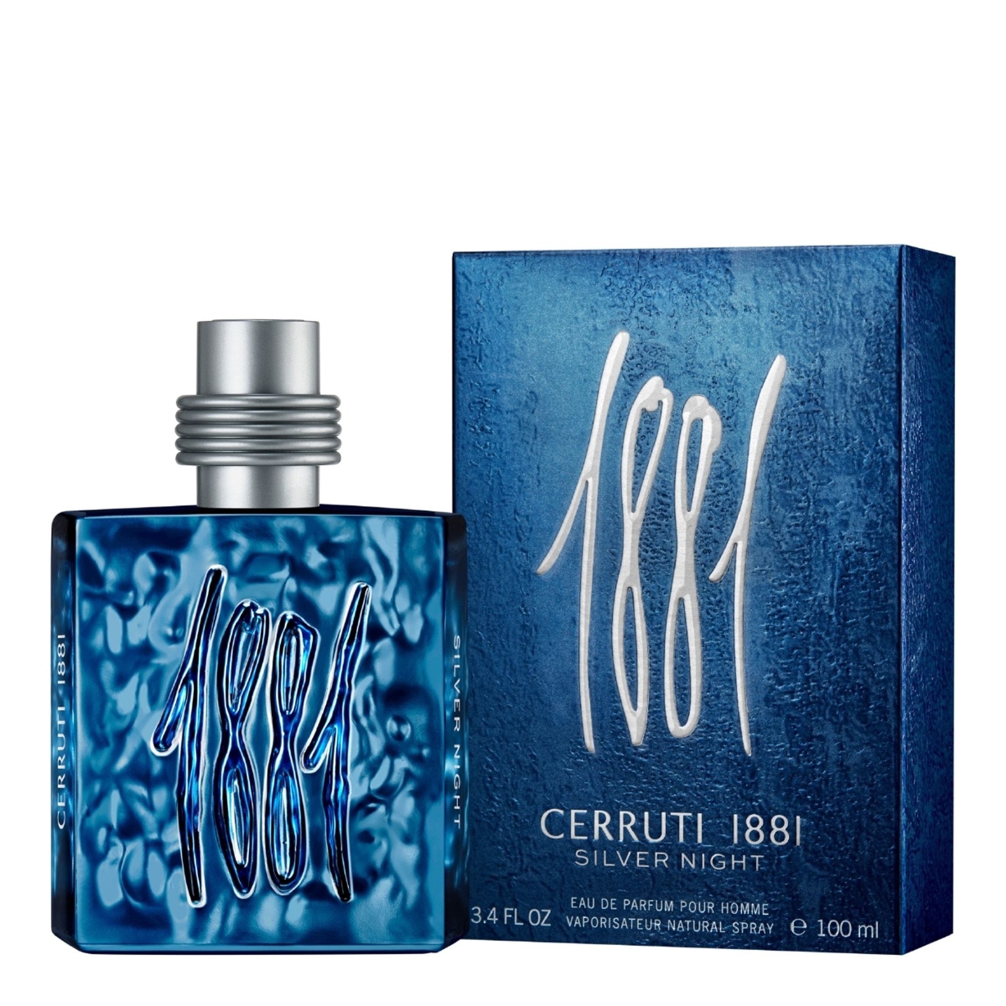100ML CERRUTI 1881 CERRUTI 1881 SILVER NIGHT Eau de parfum 1 of 4