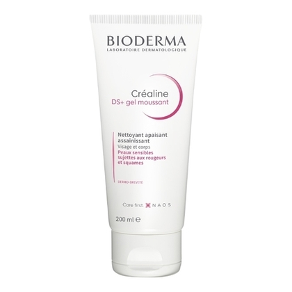 200ML BIODERMA CRÉALINE DS + DS+ gel nettoyant purifiant peaux sensibles, anti-rougeurs et squames  1 of 3 