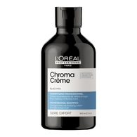 300ML L'ORÉAL PROFESSIONNEL SERIE EXPERT CHROMA CRÈME Shampoing neutralisant de reflets orangés  1 of 2 