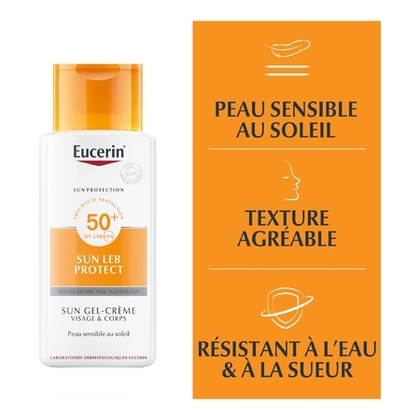 150ML EUCERIN SUN PROTECTION Leb protect crème-gel SPF 50  1 of 4 