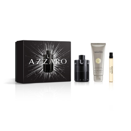  AZZARO WANTED Coffret eau de parfum intense, gel douche et format voyage  1 of 4 