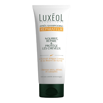 Luxeol - Apres-shampooing Reparateur - Nourrit, Répare Et Protège Les Cheveux - Cheveux Secs, Abîmés Et Cassants - 200ml