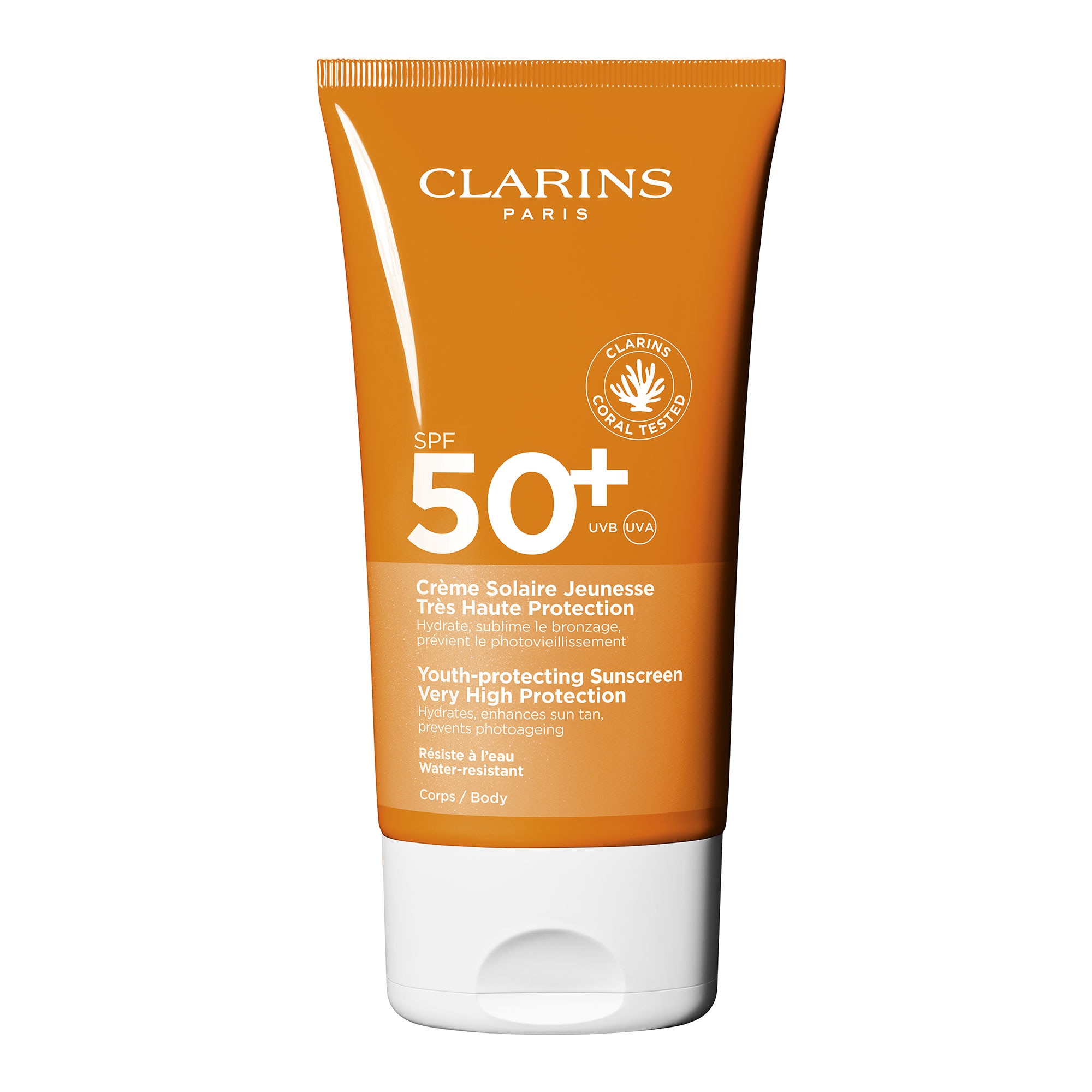 Clarins - Suncare - Crème Solaire Jeunesse Très Haute Protection Spf 50+ Protection Solaire Corps Uva/uvb 50+ - 150ml