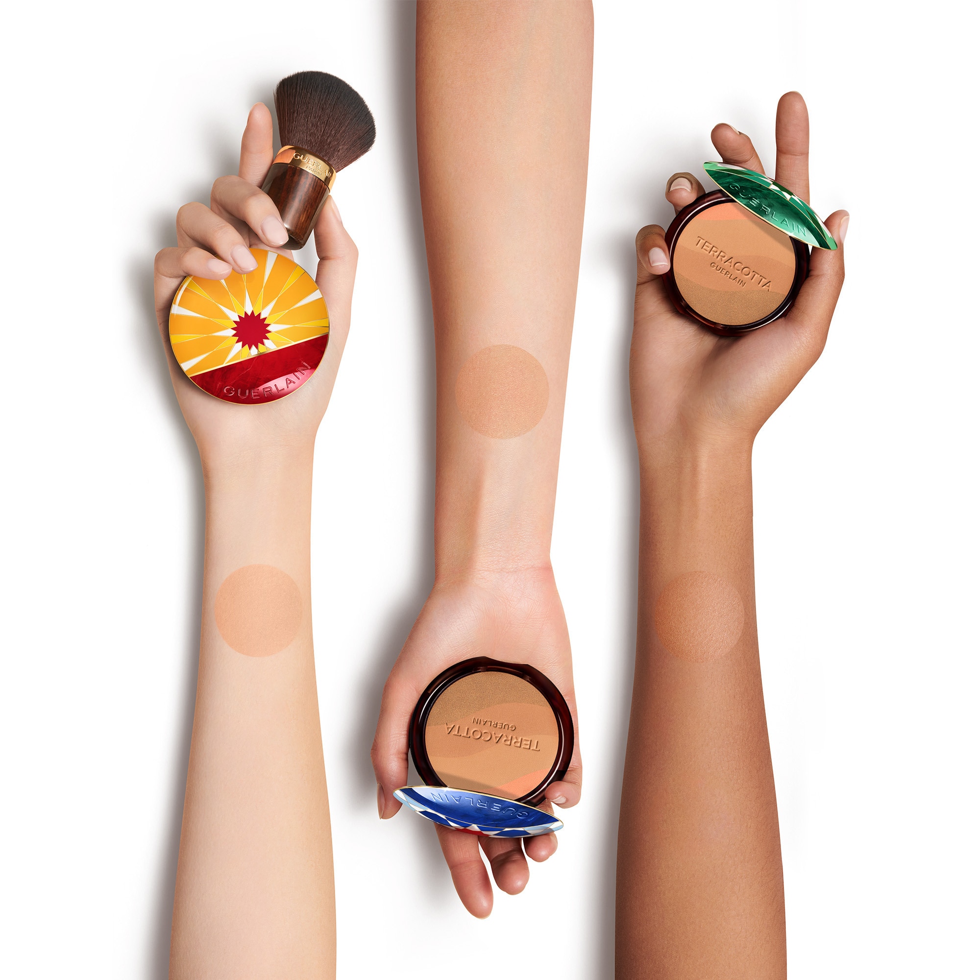  Guerlain TERRACOTTA GOLDEN DUNES La poudre éclat bonne mine naturelle  1 of 4 