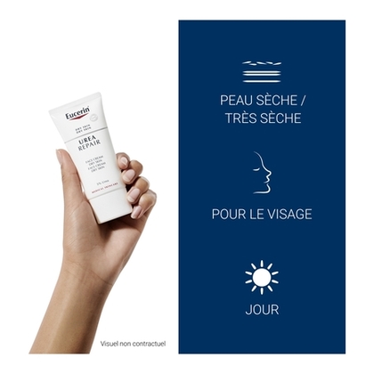 50ML EUCERIN UREAREPAIR Crème visage 5% d'urée  1 of 4 