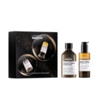 Coffret - shampoing + sérum à rincer + masque + huile
