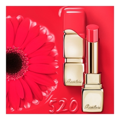  Guerlain KISSKISS SHINE BLOOM Rouge brillant 95% d'ingrédients d'origine naturelle*  1 of 4 