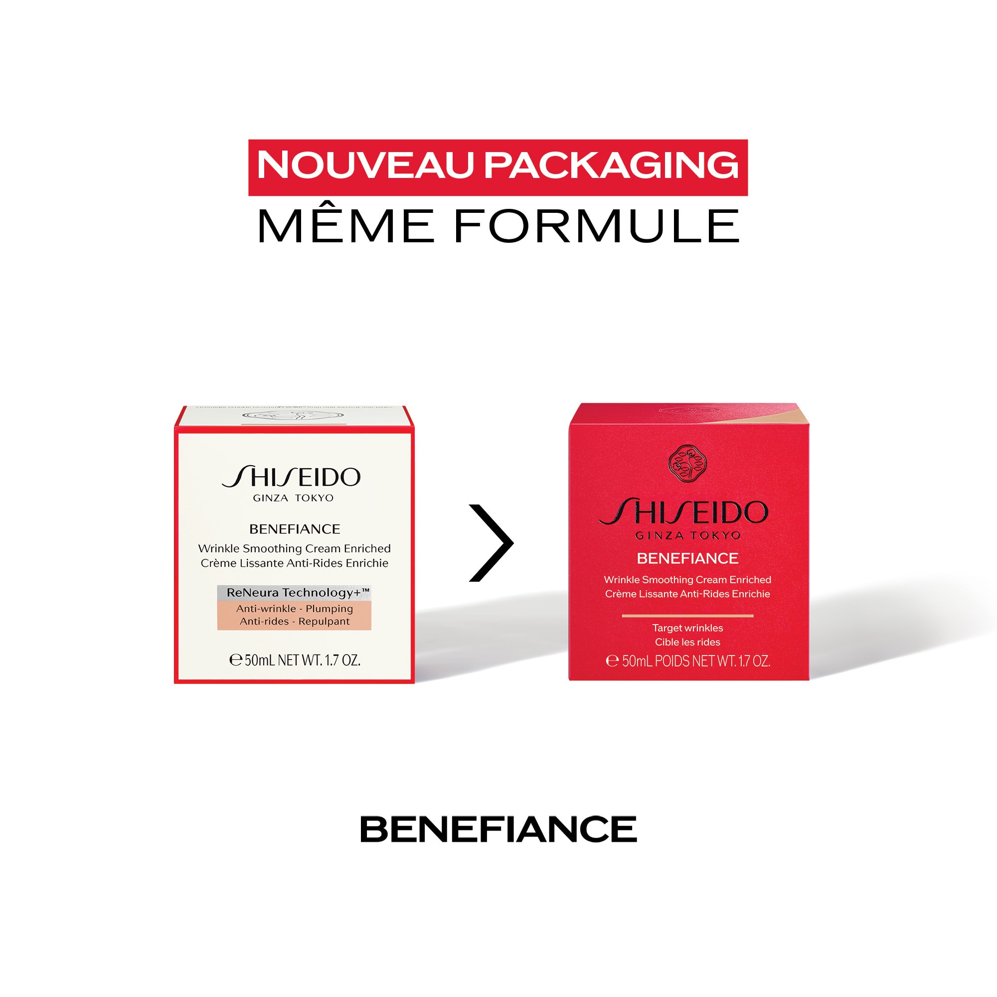 Crème lissante anti-rides enrichie