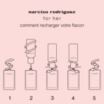 150mL Narciso Rodriguez FOR HER Eau de parfum - recharge 4 of 4 Eau de parfum - recharge
