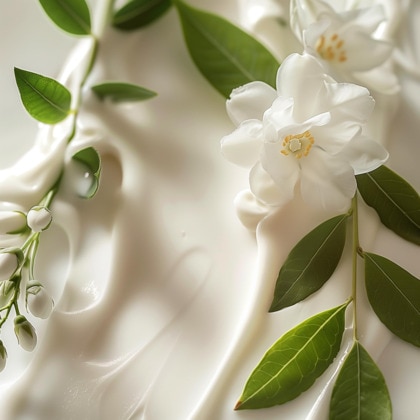 Masque fleurs de jasmin