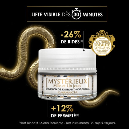 30ML GARANCIA MYSTERIEUX MILLE ET UN JOURS EMULSION Emulsion de jour anti-âge  1 of 3 