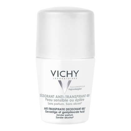 50ML VICHY V HYPOALLERGENIQUE Déodorant 48H anti transpiration peaux sensibles  1 of 4 