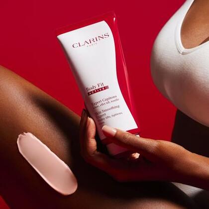 400ML Clarins BODY FIT ACTIVE Soin corps expert capitons  1 of 4 