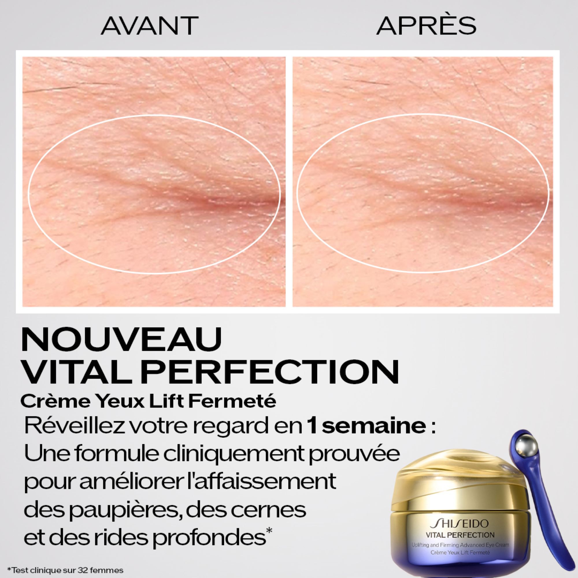 Crème yeux lift fermeté
