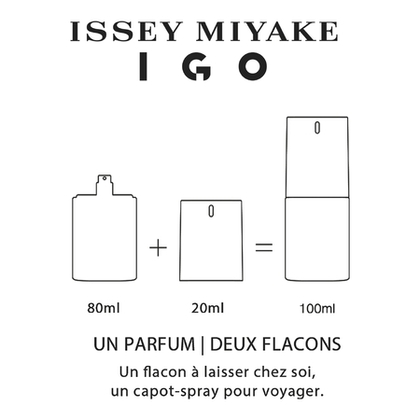 100ML Issey Miyake FUSION D'ISSEY Eau de toilette -IGO  1 of 3 