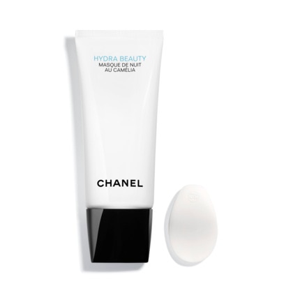 100ML CHANEL HYDRA BEAUTY MASQUE DE NUIT AU CAMÉLIA Hydratant oxygénant  1 of 3 