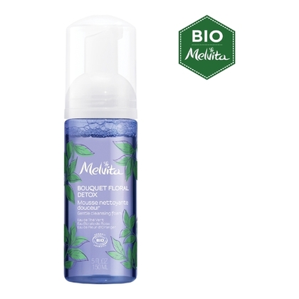 150ML MELVITA BOUQUET FLORAL DETOX Mousse nettoyante légère  1 of 4 