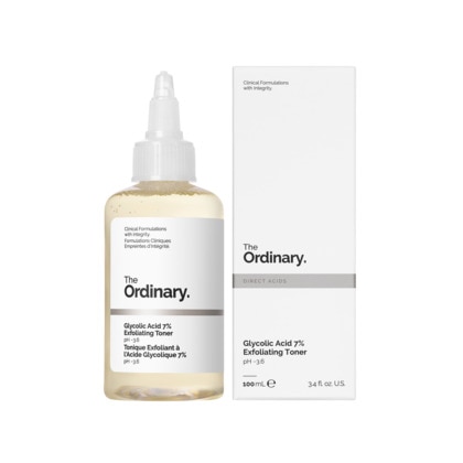 Tonique exfoliant à l'acide glycolique 7%