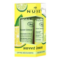 34mL Nuxe SWEET LEMON EL24 DUO GOURMAND STK LEV.4GR+CRM.MAIN.  1 of 2 