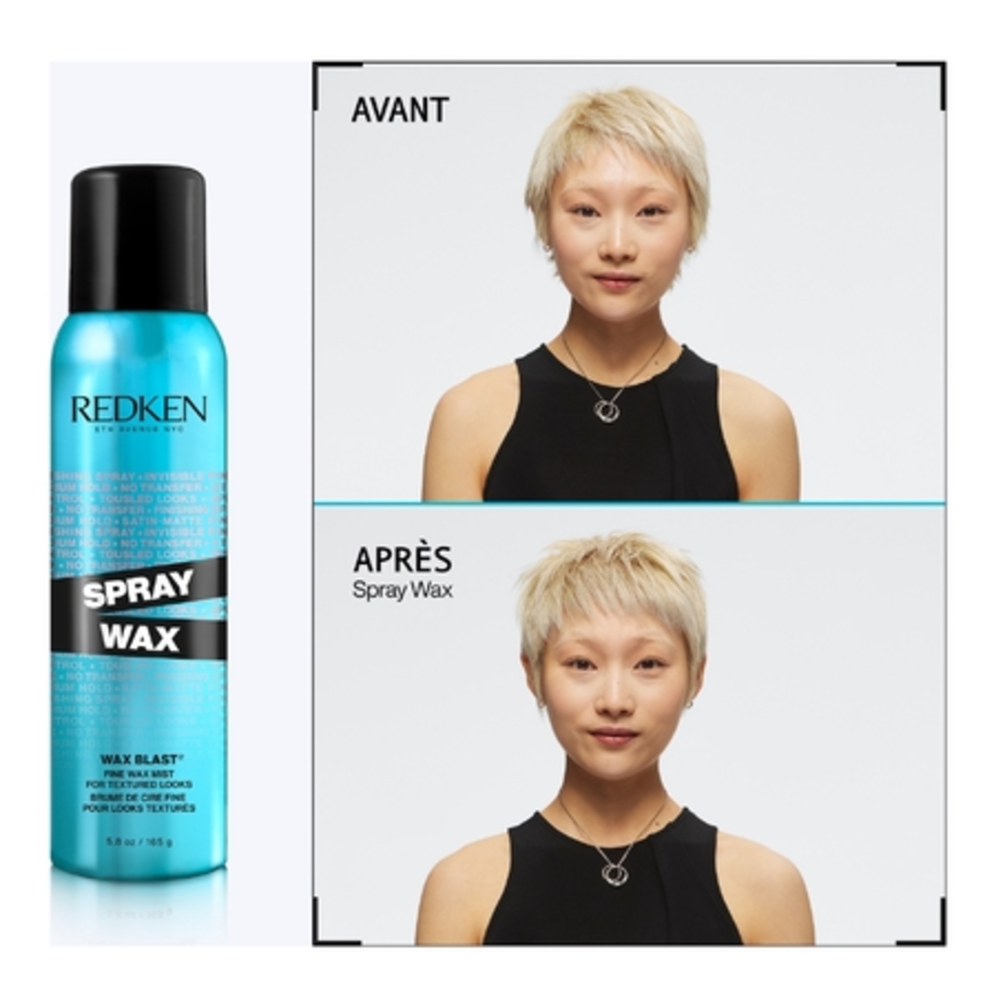 Cire en spray fini brillant