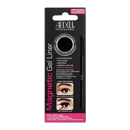  ARDELL MAGNETIQUES Eyeliner gel magnétique noir et son pinceau biseauté  1 of 4 