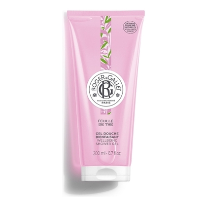 200ML Roger & Gallet FEUILLE DE THÉ Gel douche bienfaisant  1 of 3 