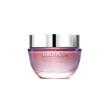 50ml BIOTHERM AQUASOURCE CICA NUTRI Crème hydratation intense 48h & peau éclatante 1 of 4