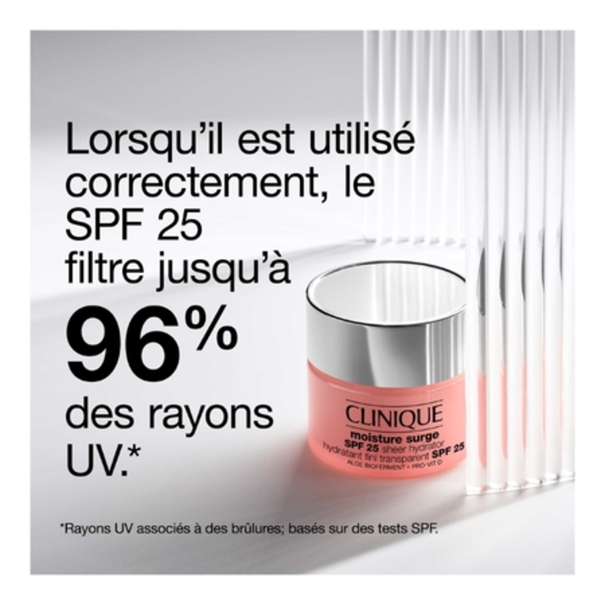 Hydratant fini transparent spf 25