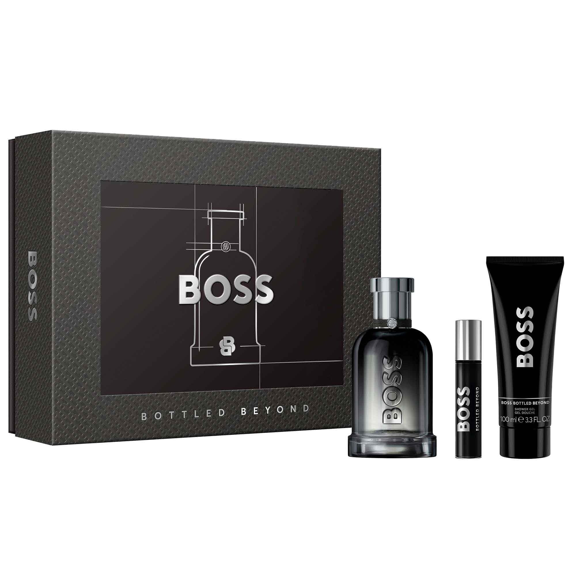 Hugo Boss - Boss Bottled Beyond - Coffret Eau De Parfum + Gel Douche + Miniature