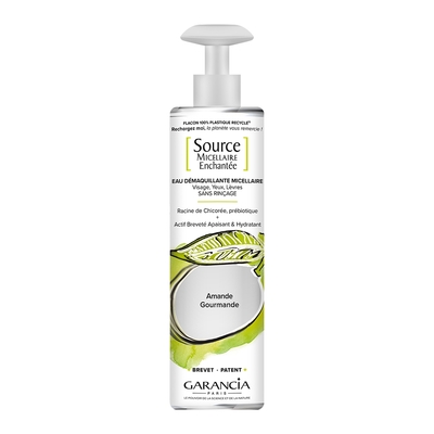 Garancia - Source Micellaire Enchantée - Eau Démaquillante Micellaire Visage,yeux Et Lèvre Sans Rinçage Amande Gourmande - 400ml