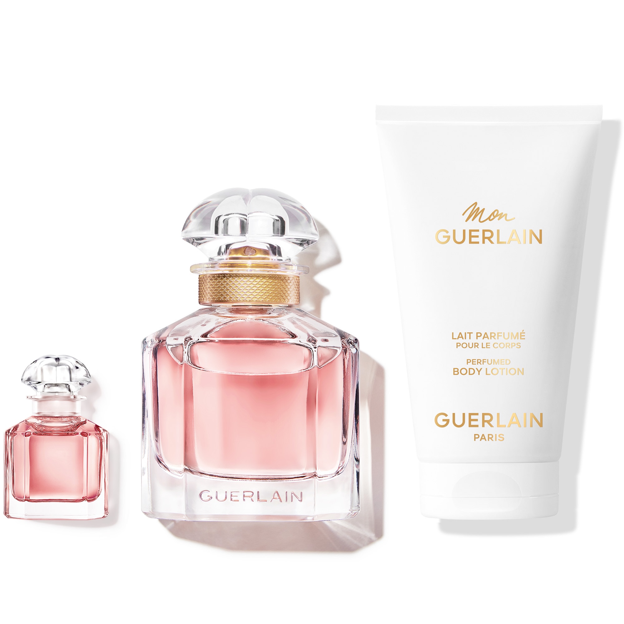 Coffret eau de parfum + miniature + lait pour le corps