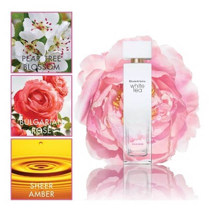 100ML Elizabeth Arden White Tea Wild Rose - Eau de Toilette  1 of 4 